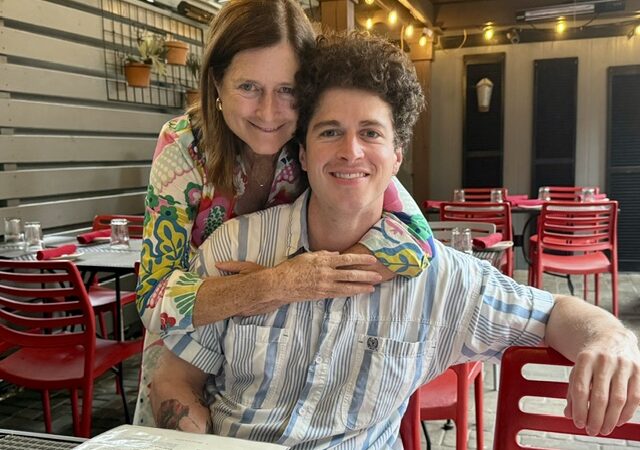 My son Matt and I