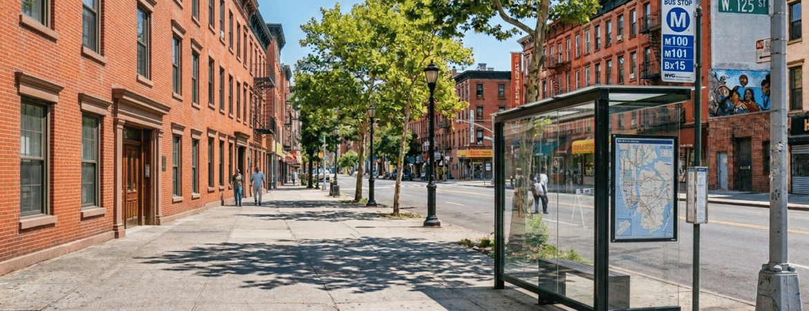 Harlem sidewalk at West 125th Street